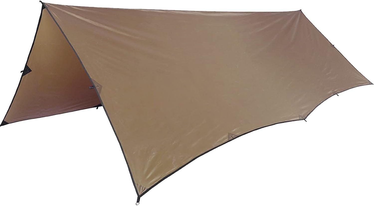 51UAAhXyVfL._AC_SL1500_.jpg Camping Tarp, 100% Waterproof Bushcraft Shelter, Lightweight Hammock Rain Fly Portable Anti UV Large 12.8ft x 9.5ft - Image 1