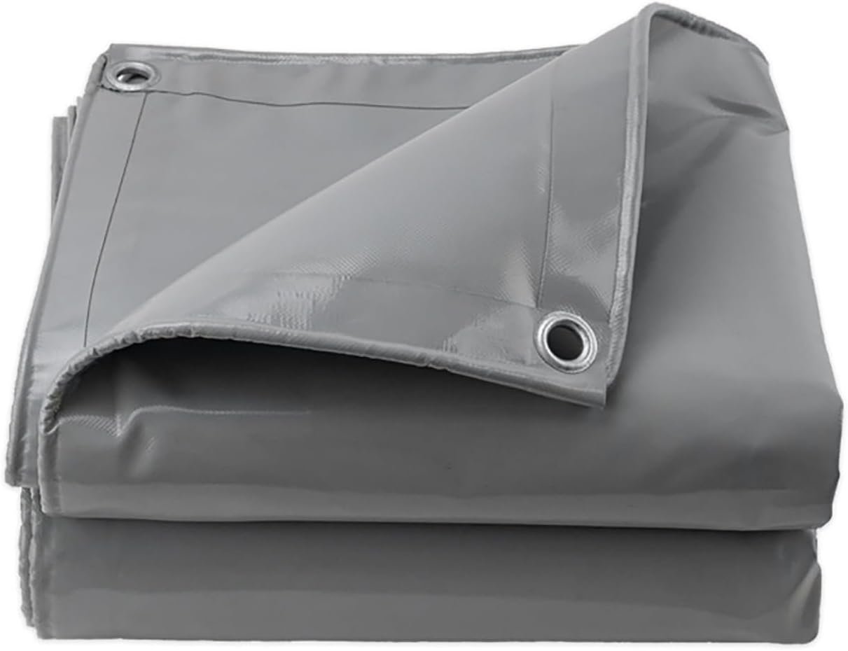 51Ux3YsUrzL._AC_SL1500_.jpg Waterproof Sauna Tarp, Heavy Duty Outdoor Cover for Wooden Sauna Room, Barrel Sauna, Camping Tent – Double-Sided Coating, Tear-Resistant, 118.1"x157.5" - Image 1