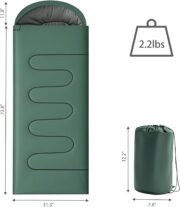 Versatile Lightweight 3-Season Waterproof Sleeping Bag - Image 2