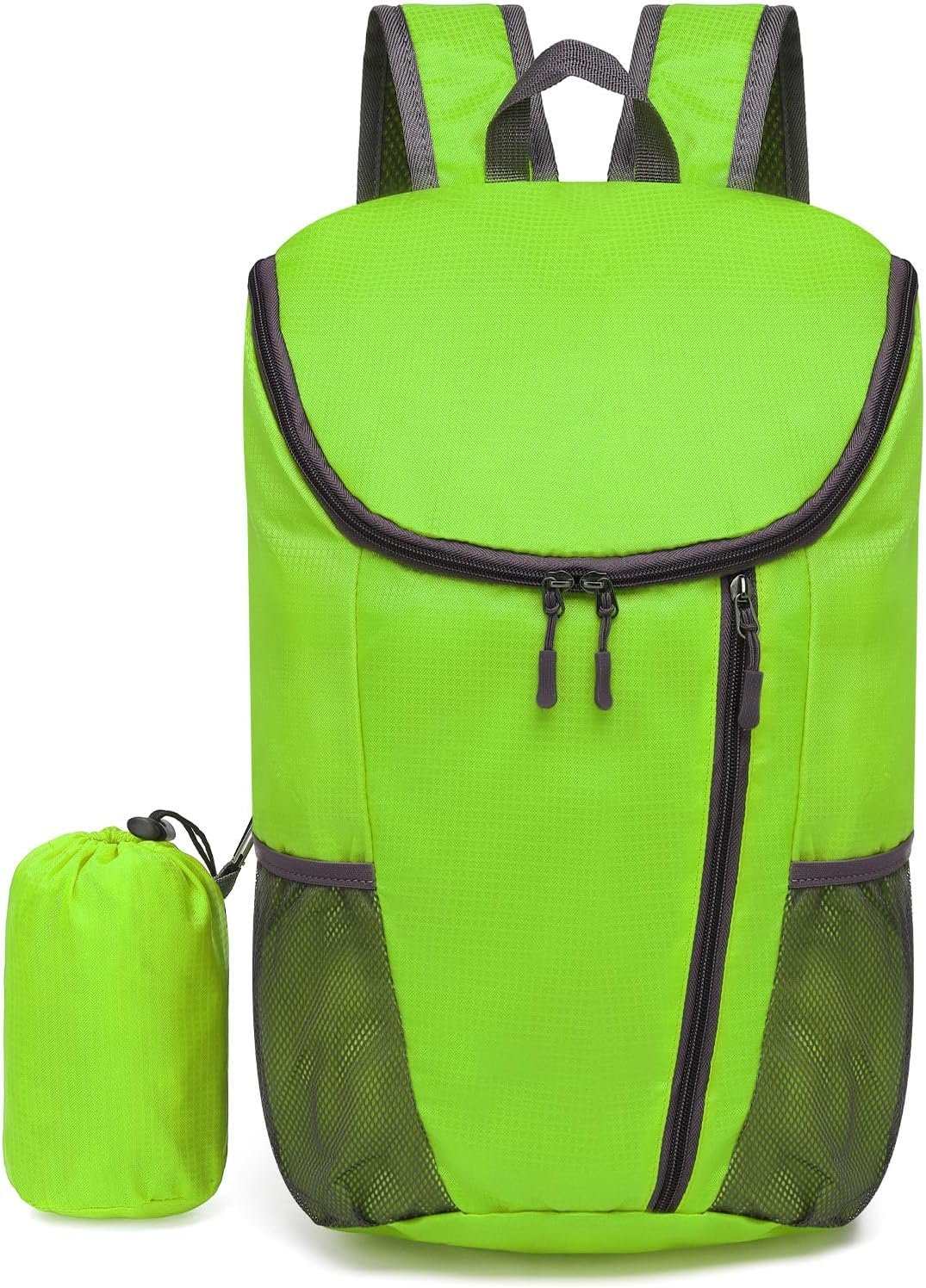 71F7cZRjV5L._AC_SL1500_.jpg Hiking Backpack, 20L Foldable Daily Backpack, Nylon, Lightweight and Waterproof - Image 1