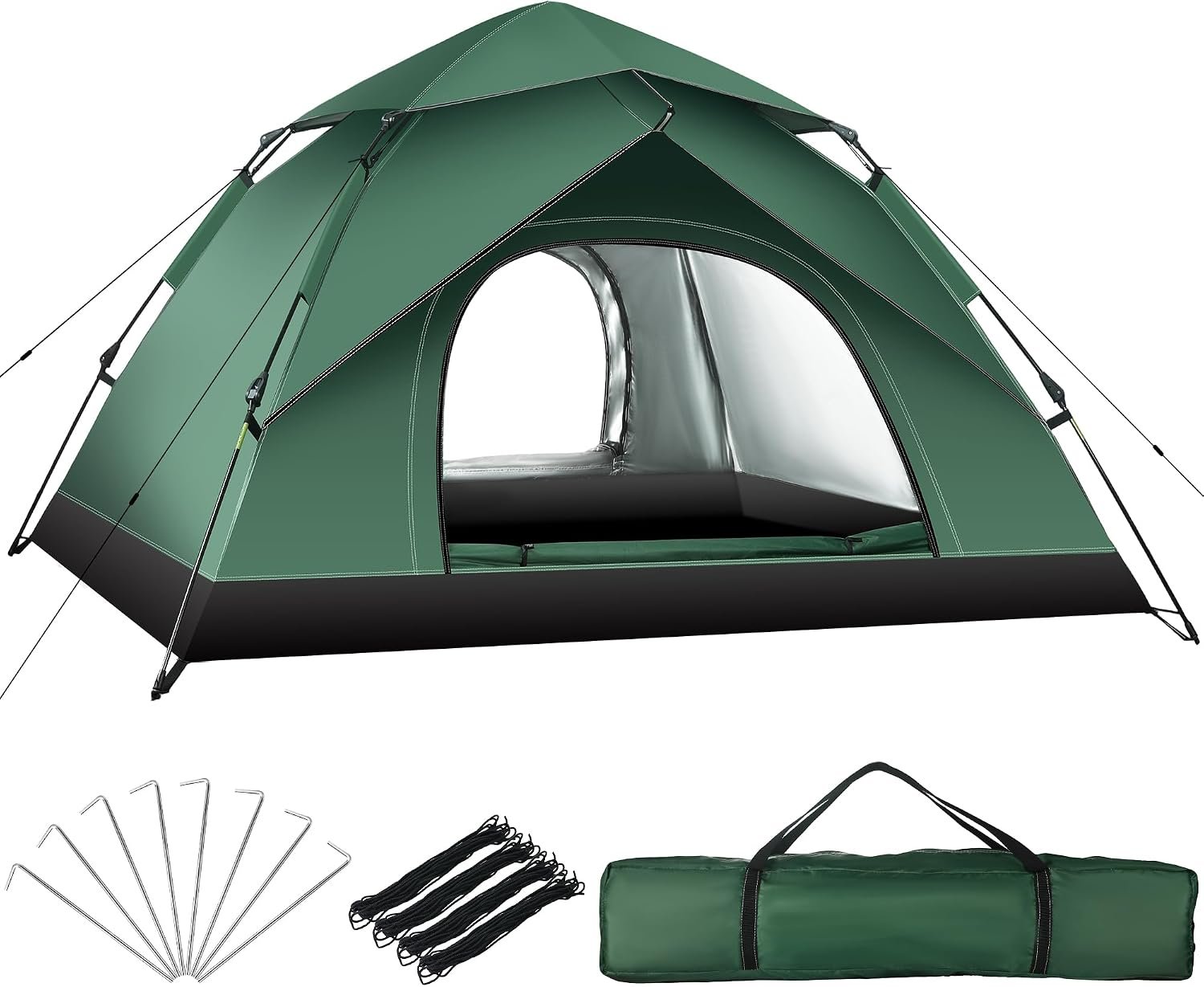 71r5rm7KPmL._AC_SL1500_.jpg Quick-Opening Dome Tent - Image 1
