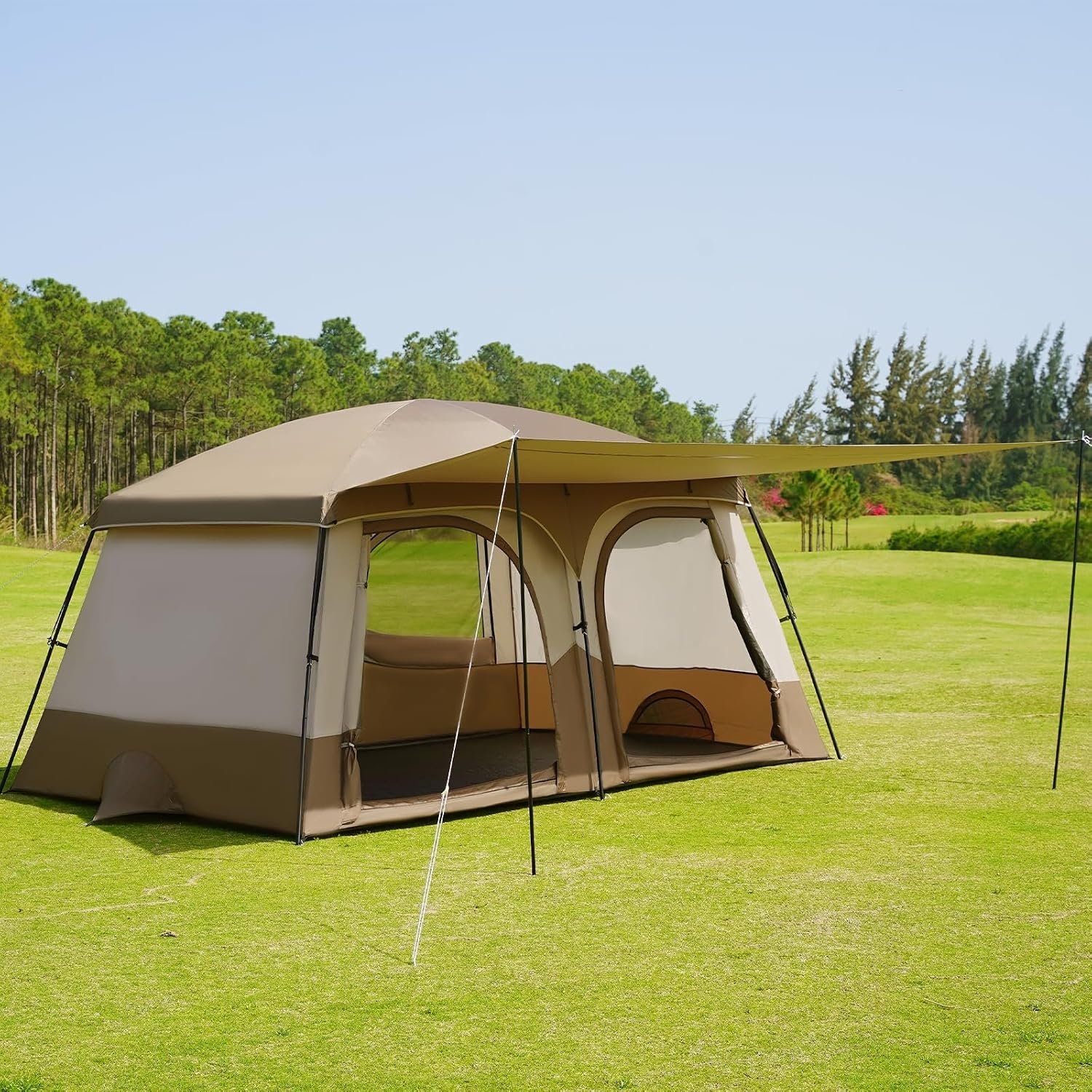 81878bPs1bL._AC_SL1500_.jpg Two-Compartment Inflatable Tent - Image 1