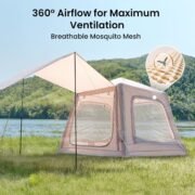 PU3000 Waterproof Inflatable Tent - Image 2