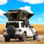 Hard-Shell Roof Top Tent: A versatile 4-season tent combining waterproof, windproof, UV-resistant, and light-blocking privacy features.