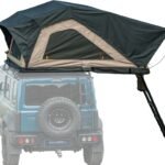 Roof Top Tent: Accommodates 2–3 people; constructed from a light-blocking coated poly-cotton blend and Oxford fabric, offering both UV protection and waterproofing.