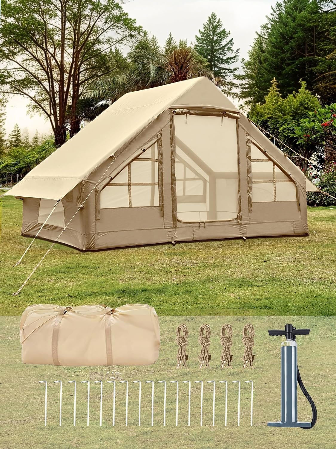 911gLtit6qL._AC_SL1500_.jpg Simple Inflatable Luxury Tent - Image 1